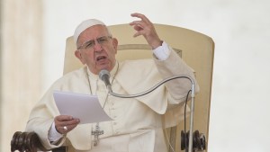 Pope Francis addresses the crowd – Speech