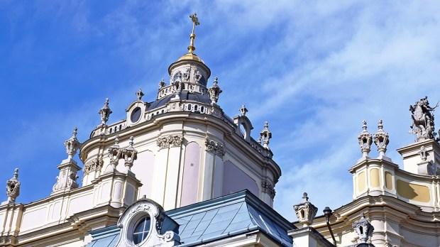 Wieża kościoła w Lwowie