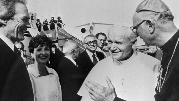 POPE JOHN PAUL II,CLINT EASTWOOD