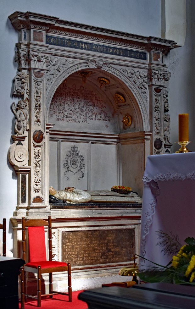 Kościół św. Marka, grób bł. Michała Giedroycia