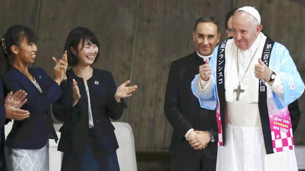 PAPIEŻ FRANCISZEK W JAPONII