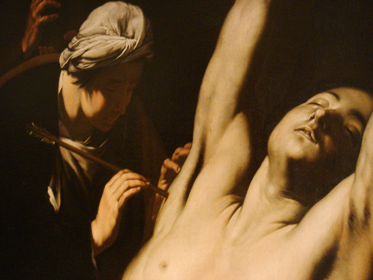 Saint Sebastian cured by women, Spagnoletto