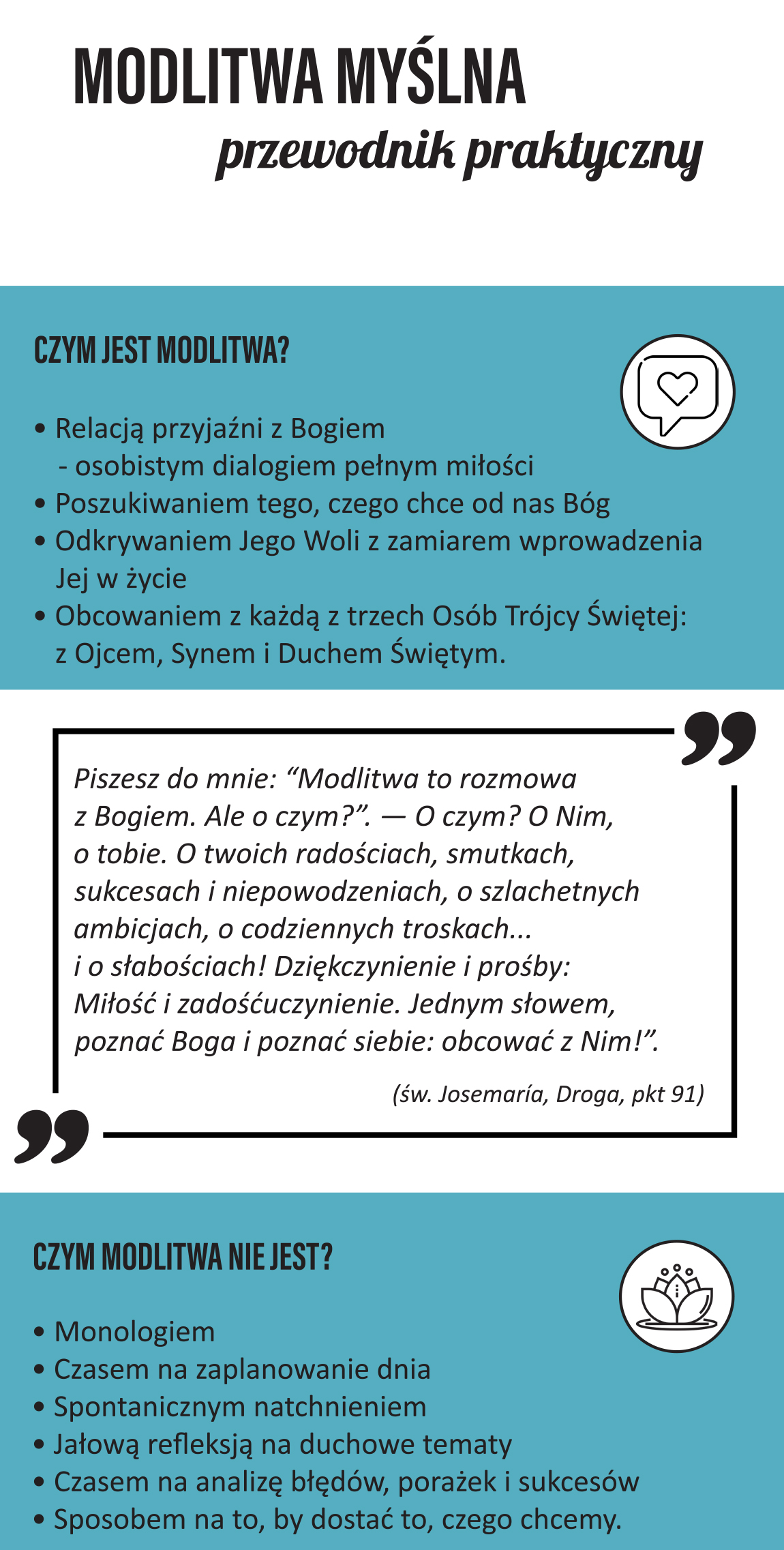 ULOTKA "JAK SIĘ MODLIĆ"