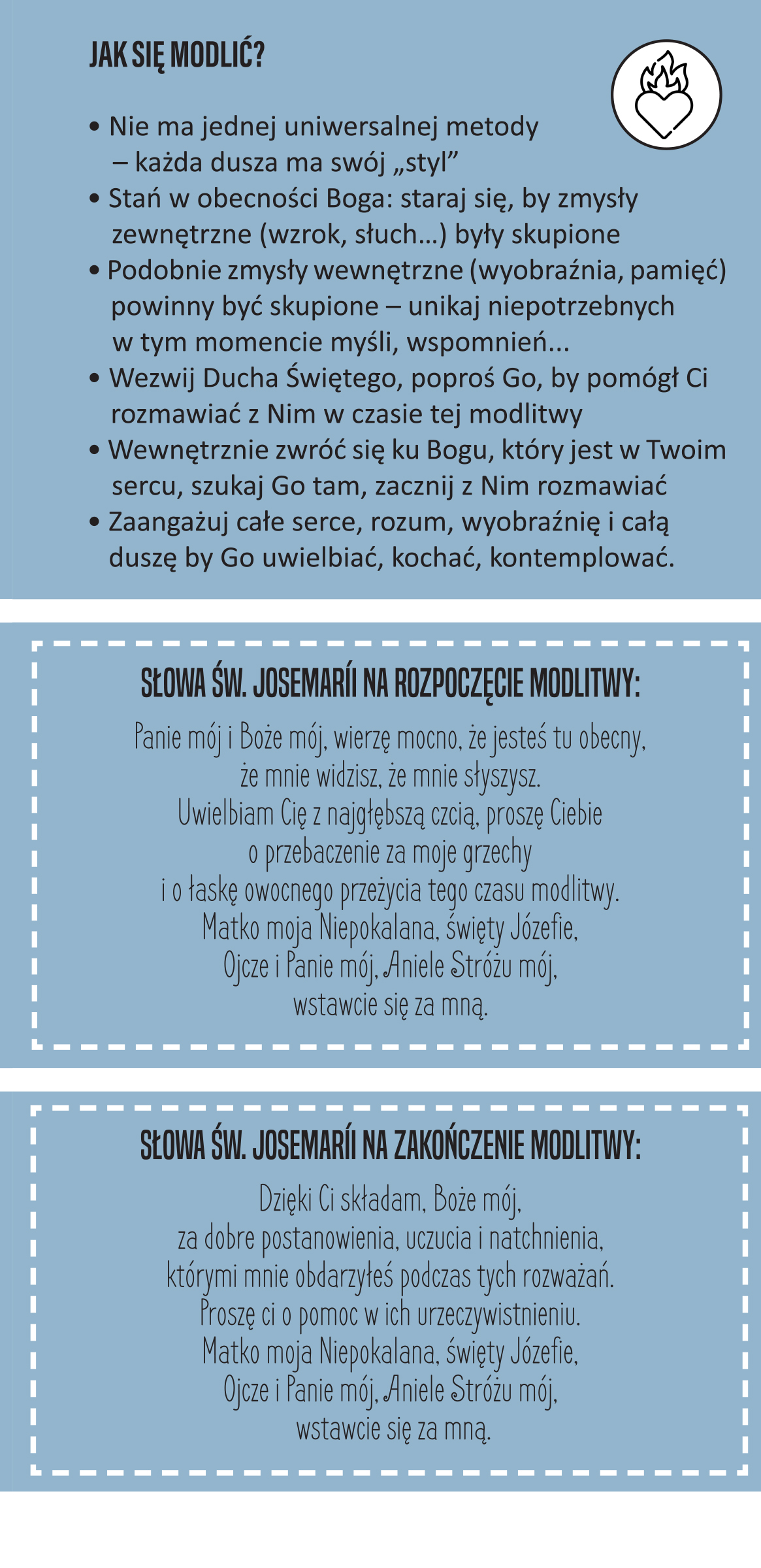 ULOTKA "JAK SIĘ MODLIĆ"