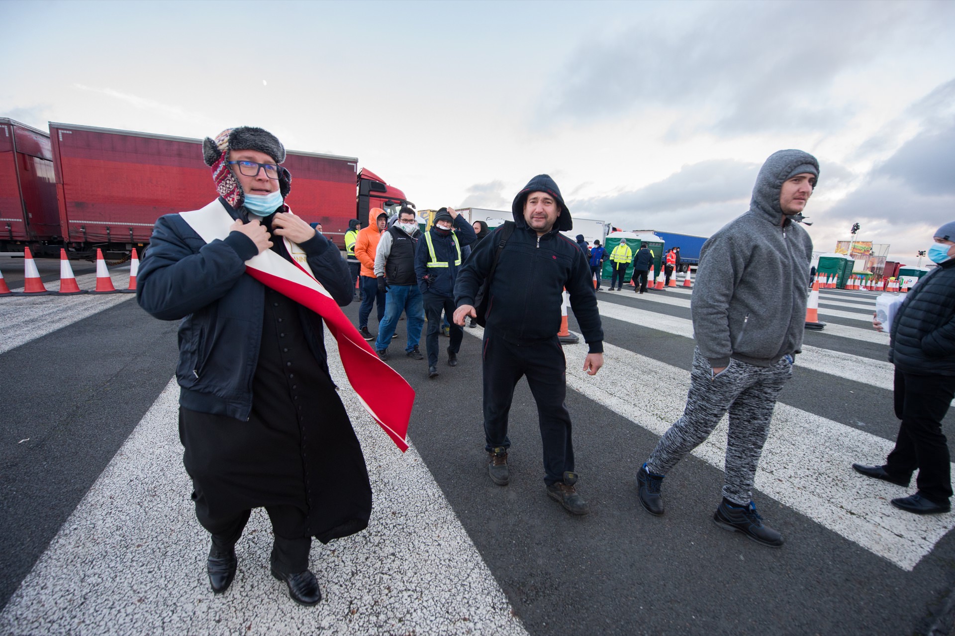 POMOC POLAKÓW DLA KIEROWCÓW NA LOTNISKU MANSTON