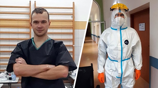 OSKAR SOSNA, KLERYK NA ODDZIALE COVID