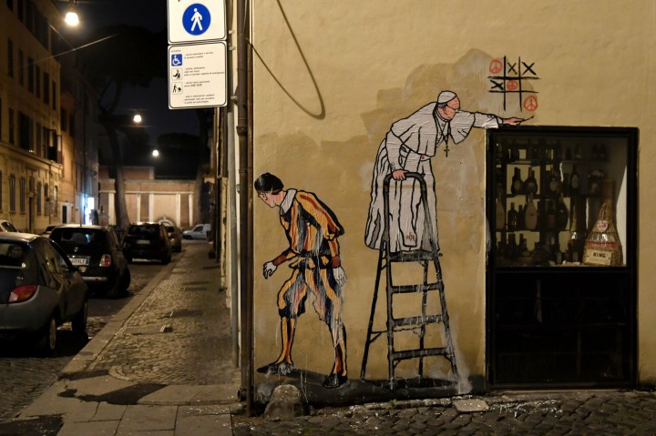 PAPIEŻ FRANCISZEK MURAL