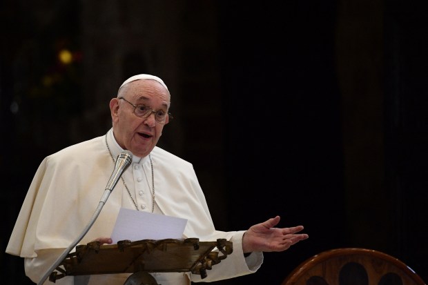 POPE FRANCIS - WORLD DAY OF THE POOR - ASSISI - AFP