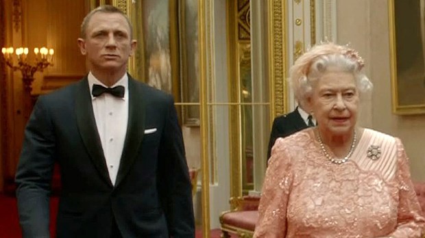 JAMES BOND; DANIEL CRAIG; QUEEN ELIZABETH