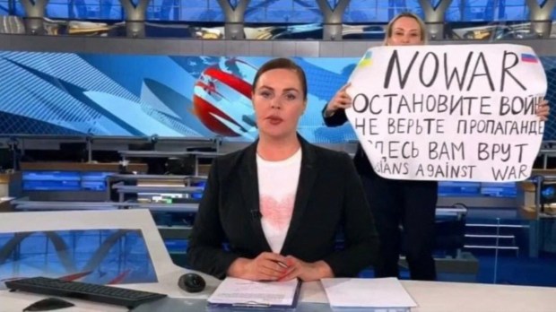 Stop wojnie, rosyjska dziennikarka