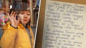 Ukraiński chłopiec zostawił list do Polaków