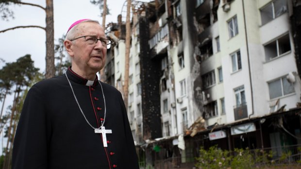 abp Stanisław Gądecki na Ukrainie