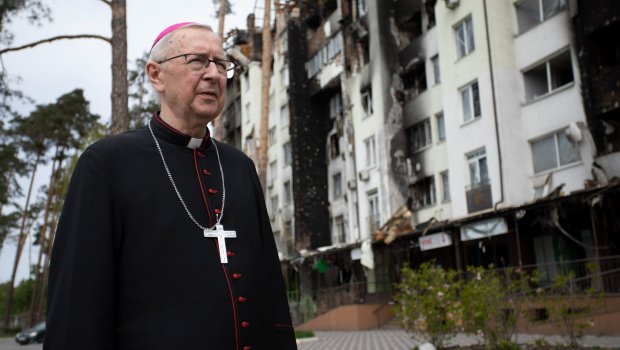 abp Stanisław Gądecki na Ukrainie