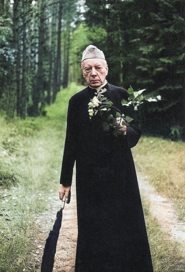 kard. Stefan Wyszyński podczas urlopu