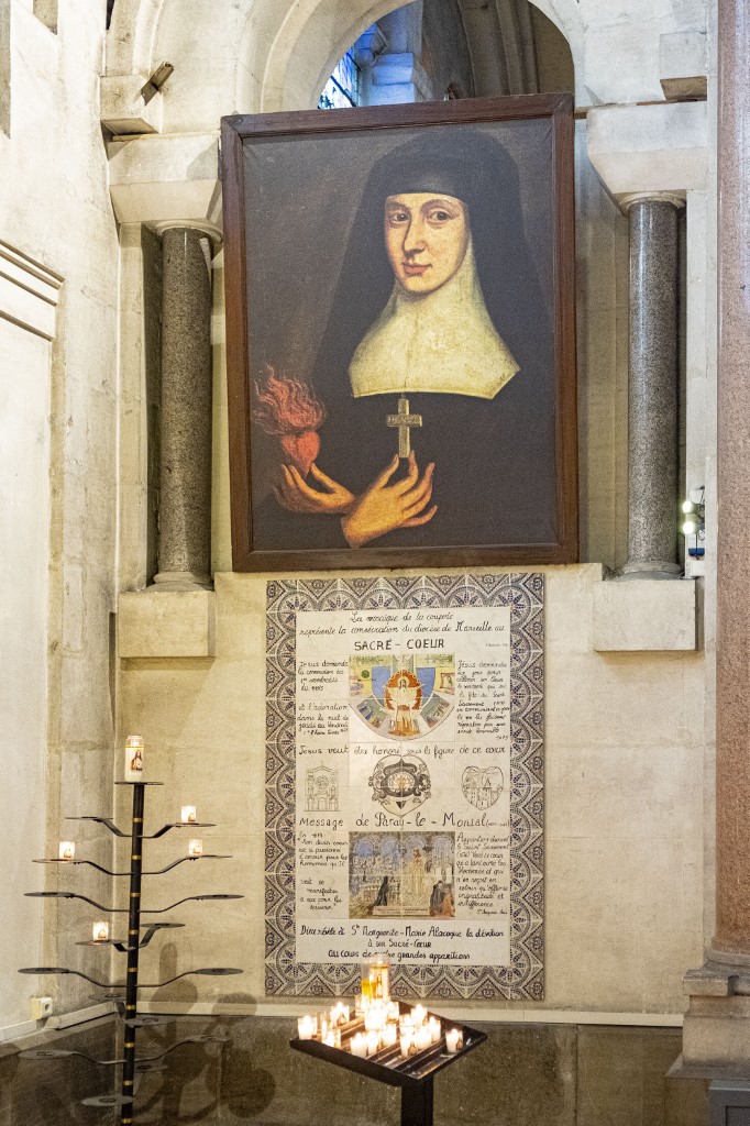 Siostra Anna Magdalena Remusat - obraz w Bazylice Najświętszego Serca Jezusowego w Marsylii