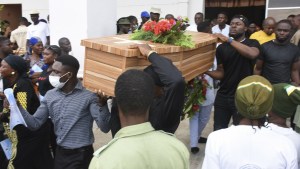 pogrzeb ofiar zamachu w Nigerii