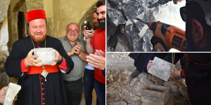 Odnaleziono relikwie sześciu świętych ze zburzonej przez ISIS świątyni. Jedna z nich należy do apostoła!