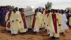 pogrzeb księdza w Nigerii