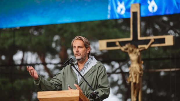 Wojciech Modest Amaro podczas Festiwalu Życia w Kokotku