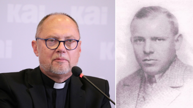 ks. Sławomir Oder i Edmund Wojtyła