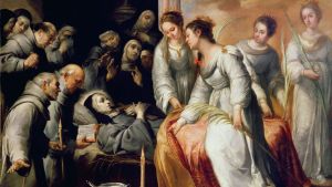 Bartolome Esteban Murillo: obraz "Śmierć św. Klary"