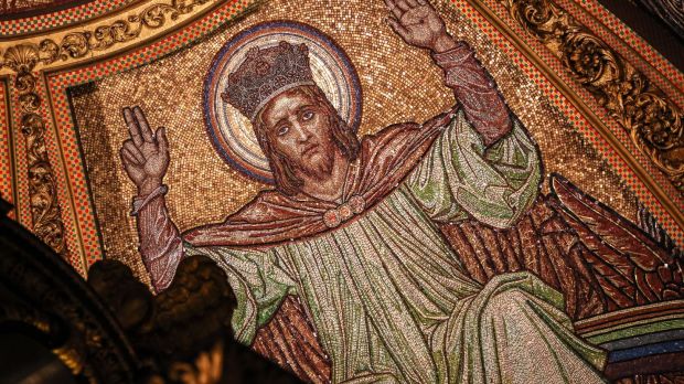 Chrystus Król - mozaika w katedrze św. Pawła w Londynie