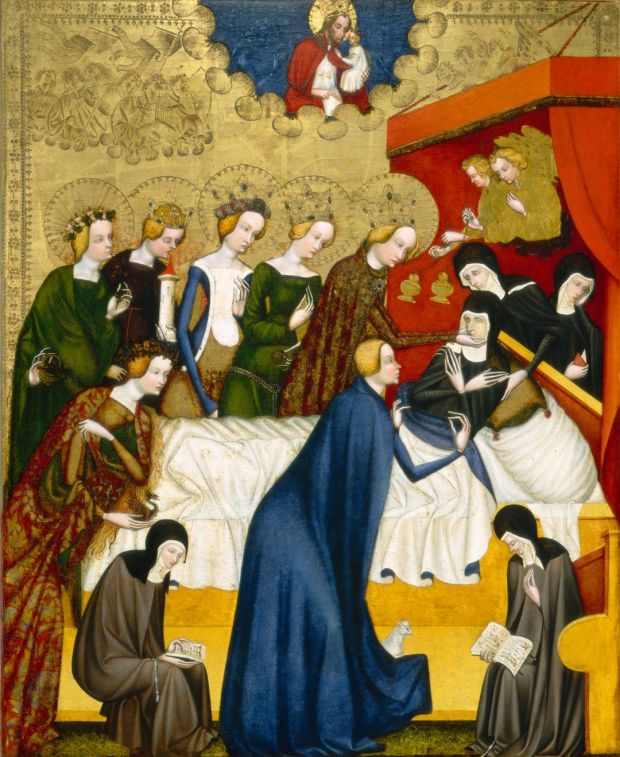 Meister von Heiligenkreuz: "Śmierć św. Klary"