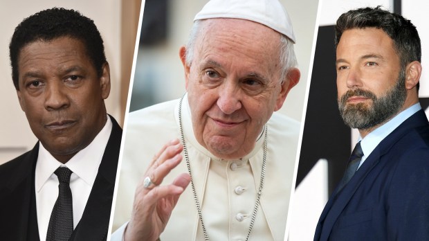 Denzel Washington; papież Franciszek; Ben Affleck