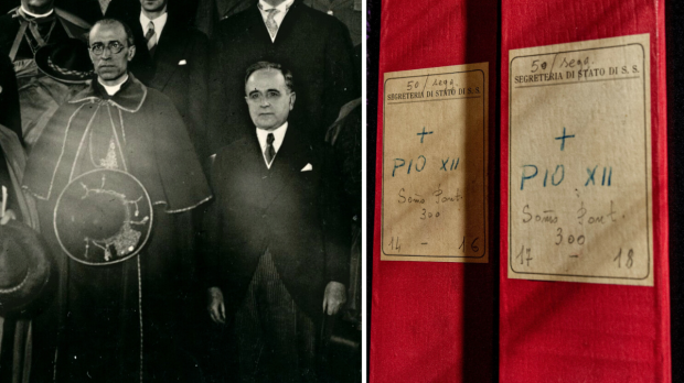 kardynał Giovanni Pacelli i prezydent Brazylii Getúlio Vargas