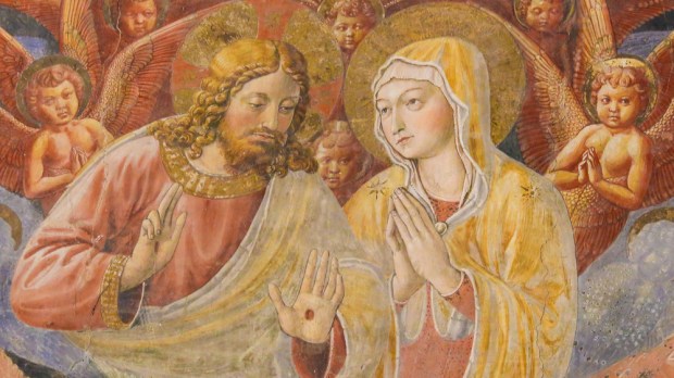 Chrystus i Maryja w niebie