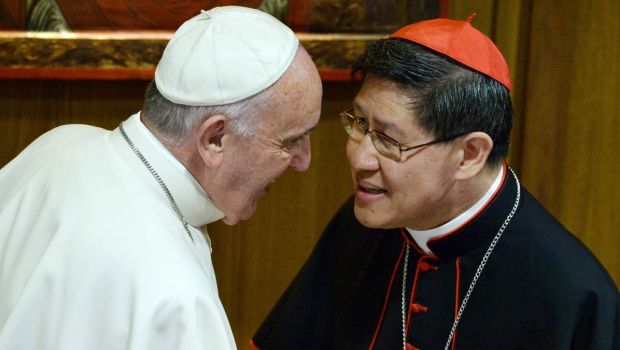Papież Franciszek i kard. Luis Tagle