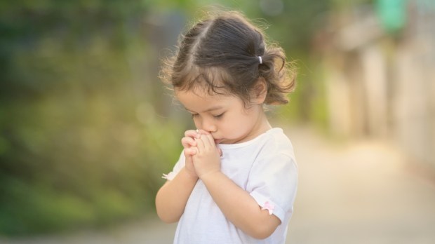 modlitwa małego dziecka