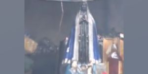 Figura Matki Bożej w niezwykły sposób ocalała z pożaru!