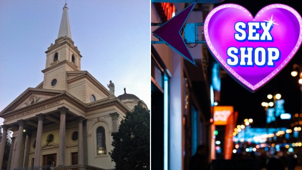 Kościół i sex shop