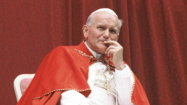 papież Jan Paweł II w Kalwarii Zebrzydowskiej podczas pierwszej pielgrzymki do Polski w roku 1979