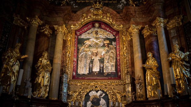 Święta Rodzina na obrazie w Sanktuarium świętego Józefa w Kaliszu