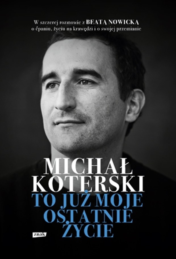 Okładka książki Beaty Nowickiej o Michale Koterskim