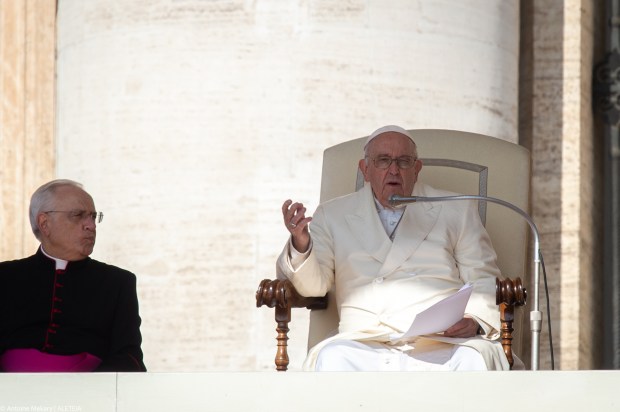 Pope Francis during his weekly general audience - April 19-2023