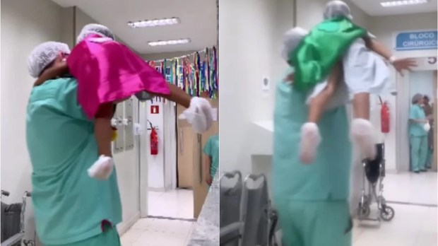 Przed operacjami lekarz daje małym pacjentom kostiumy superbohaterów