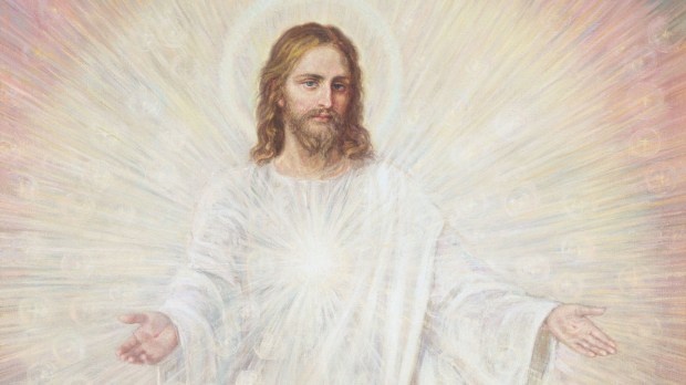 Obraz Pana Jezusa Promieniejącego autorstwa Adolfa Hyły