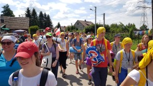 Młodzież podczas Światowych Dni Młodzieży w Krakowie
