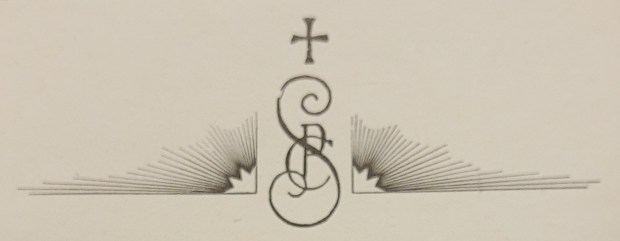 Logo Zgromadzenia Sióstr Misjonarek św. Piotra Klawera w roku 1912