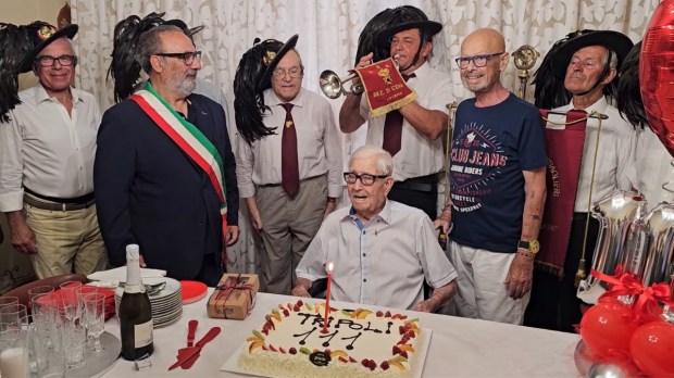 Tripolino Gianni, najstarszy Włoch, obchodził swoje 111. urodziny