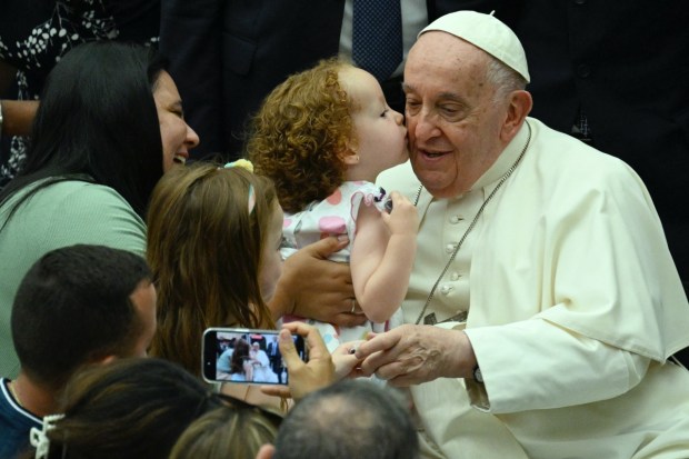 Spotkanie z dzieckiem papieża Franciszka